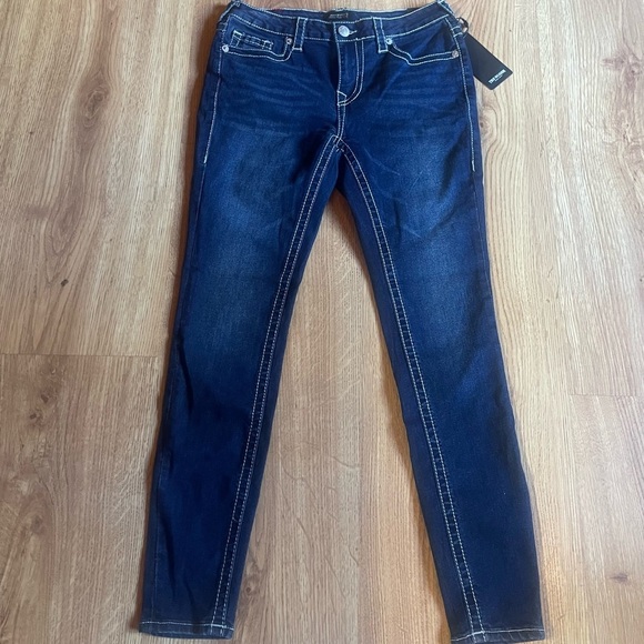 NWT True Religion Jennie Curvy Mid Rise Super Skinny Jeans - Picture 8 of 8
